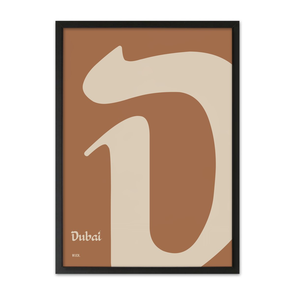 Poster von D von Dubai | WIJCK.